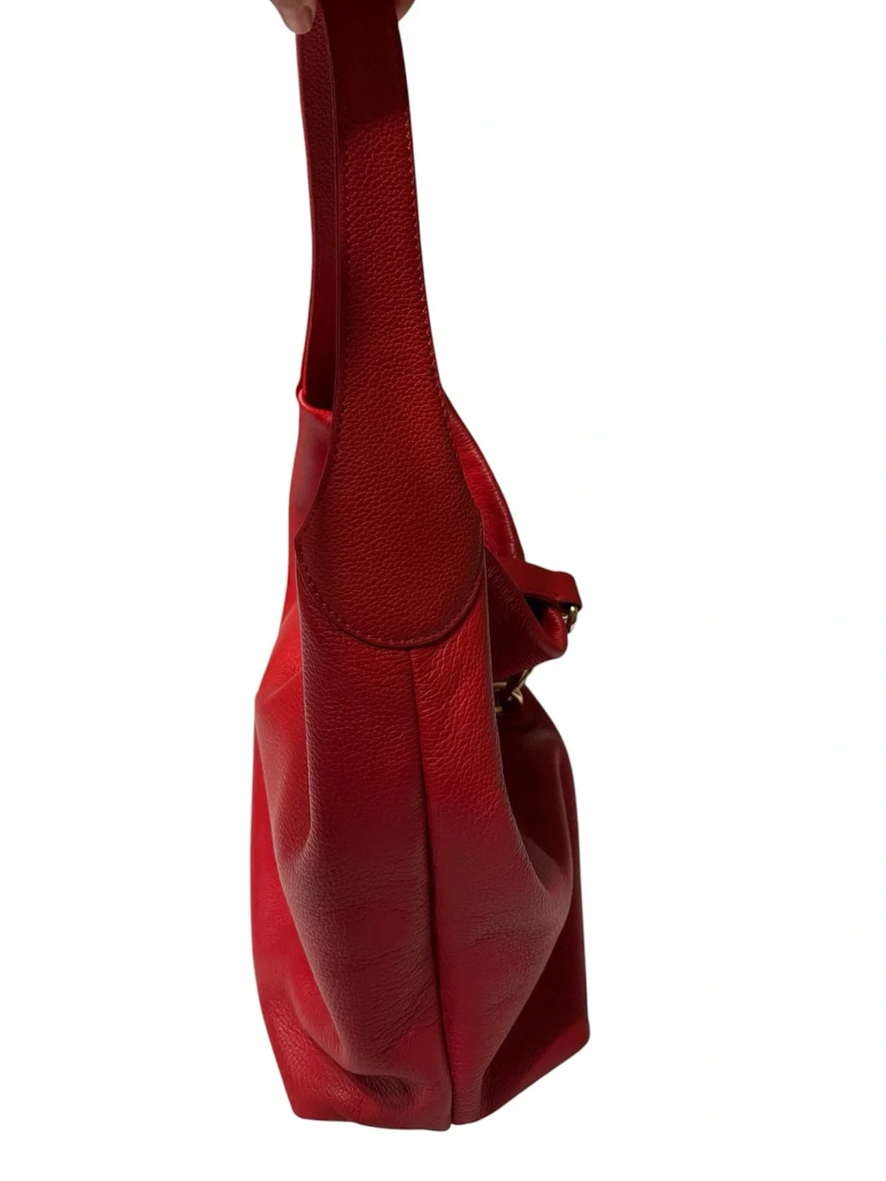 Dooney & Bourke Red Leather Hobo Bag